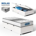 Ver imagem 5 de Cama Box Baú com Colchão de Molas Ensacadas Double Face Essence Probel Solteiro 88cm