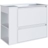 Gabinete Suspenso com Lavatorio e Gavetao Bl2002 Branco Faem Branco - 1