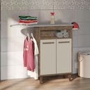 Ver imagem 2 de Tábua de Passar Horizon Cor:canela Off White Armário Mizza Decor