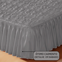 Ver imagem 6 de Colcha Casal 03 Peças com Bordado Toque Macio Design Charmoso para Seu Quarto