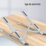 Suporte Notebook Aluminio Slim Com Case - 3