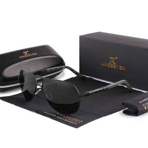 Óculos de Sol Polarizados Ultra Leve Estilo Piloto Elegante