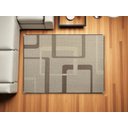 Ver imagem 3 de Tapete Sisal Sala Quarto Antiderrap. 2,00x2,50 Marrom S-634