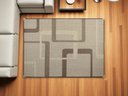 Ver imagem 3 de Tapete Sisal Sala Quarto Antiderrap. 2,00x2,50 Marrom S-634