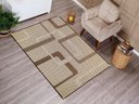 Ver imagem 2 de Tapete Sisal Sala Quarto Antiderrap. 2,00x2,50 Marrom S-634