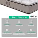 Ver imagem 3 de Bicama Baú Solteirão com Colchão Four Season Madeira Preta Vtech