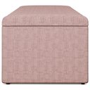 Ver imagem 6 de Calçadeira Recamier Baú para Cama de Casal King Dália 195x50 cm W01 Linho Rosa - Lyam Decor