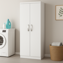 Ver imagem 2 de Armário Multiuso Organizador Lavanderia 2 Portas 3 Prateleiras 1,70m New Aramóveis