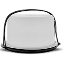 Ver imagem 3 de Tupperware Big Cake Boleira Alça Porta Bolo Sobremesas Jet Black Tupperware Big Cake Boleira Alça Po