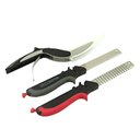 Ver imagem 2 de Tesoura Tabua de Corte 3 em 1 Verduras Carne Legumes - Ud