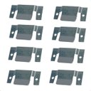 Ver imagem 1 de 8 Pares Conector Cabeceira Sofá Painel Tvs União Encaixe Aço Galvanizado