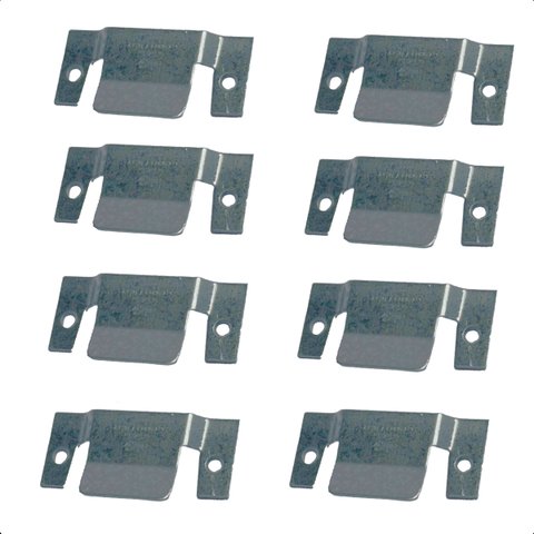 8 Pares Conector Cabeceira Sofá Painel Tvs União Encaixe Aço Galvanizado