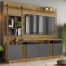 Estante Home para TV até 65 Polegadas Fortuna Jcm Móveis Noronha Grafite - 1