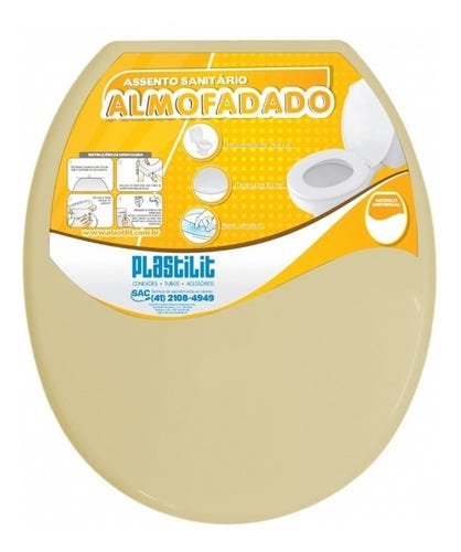 Assento Almofadado Plastilit:Caramelo - 2