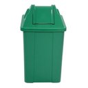 Ver imagem 1 de Cesto Quadrado Com Tampa Vai-vem 100 Litros:Verde