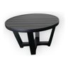 Mesa de Centro Alumínio Ripado Redonda Varanda Piscina 70cm - 1