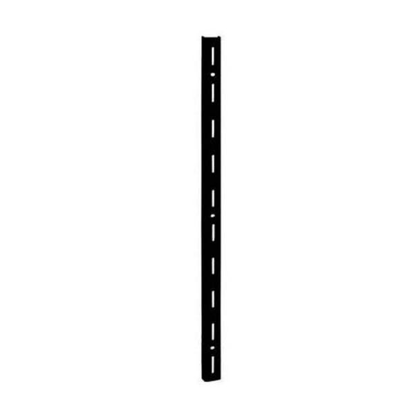 1 Trilho Cremalheira Rasgo Simples 50cm para Prateleiras COR:PRETO - 1