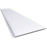 Forro Ridigo de Pvc Frisado Branco 200 X 7mm C/6mts 1,2m2 Plasbil - 1