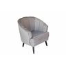 Poltrona Decorativa Aura Suede Deluxe Bege - 1