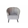 Poltrona Decorativa Aura Suede Deluxe Bege - 2