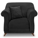 Ver imagem 7 de Kit 2 Poltronas Decorativas Retro Polo Veludo 2237 Ezz