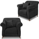 Ver imagem 1 de Kit 2 Poltronas Decorativas Retro Polo Veludo 2237 Ezz