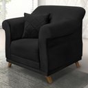 Ver imagem 2 de Kit 2 Poltronas Decorativas Retro Polo Veludo 2237 Ezz