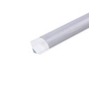 Ver imagem 1 de Perfil Sobrepor Canto Para Fita Led 2 Metros Branco Difusor Leitoso