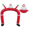 Arco Inflavel Portal Natal Gigante 2 Metros 90 Cm Decoraçao Casa Predio Casa Loja Shoppinf Fim De An - 1