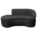 Ver imagem 3 de Kit Divã Recamier Orgânico Marrocos 200cm Lado Esquerdo e 2 Poltronas Amore Linho Preto