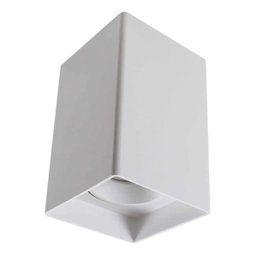 Plafon Spot Sobrepor Quadrado Loch Branco Direcionável Mr16 12,3cm - 2