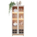 Ver imagem 2 de Cristaleira Ambiente Guanabara Off White Freijó– Colibri