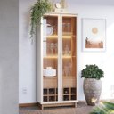 Ver imagem 1 de Cristaleira Ambiente Guanabara Off White Freijó– Colibri