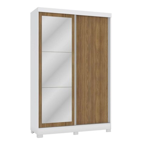Guarda Roupa Roupeiro com 2 Portas de Correr e Espelho Cb01n571 Kappesberg