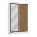 Ver imagem 1 de Guarda Roupa Roupeiro com 2 Portas de Correr e Espelho Cb01n571 Kappesberg