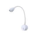 Ver imagem 1 de 4 Arandela Movel Led 3w 3000k Branco Cabeceira Quarto Ali28