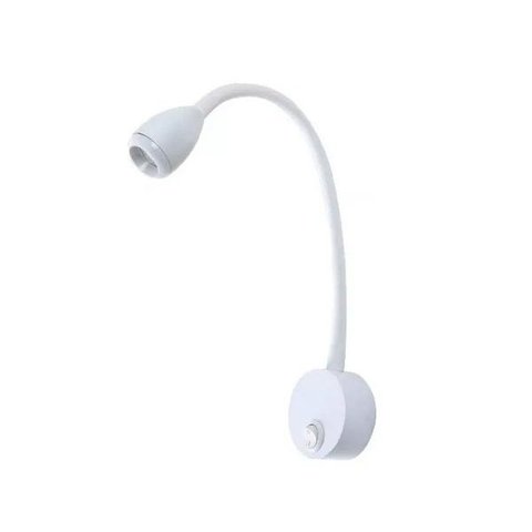 5 Arandela Movel Leitura 3w 3000k Branco Led Cabeceira Ali28