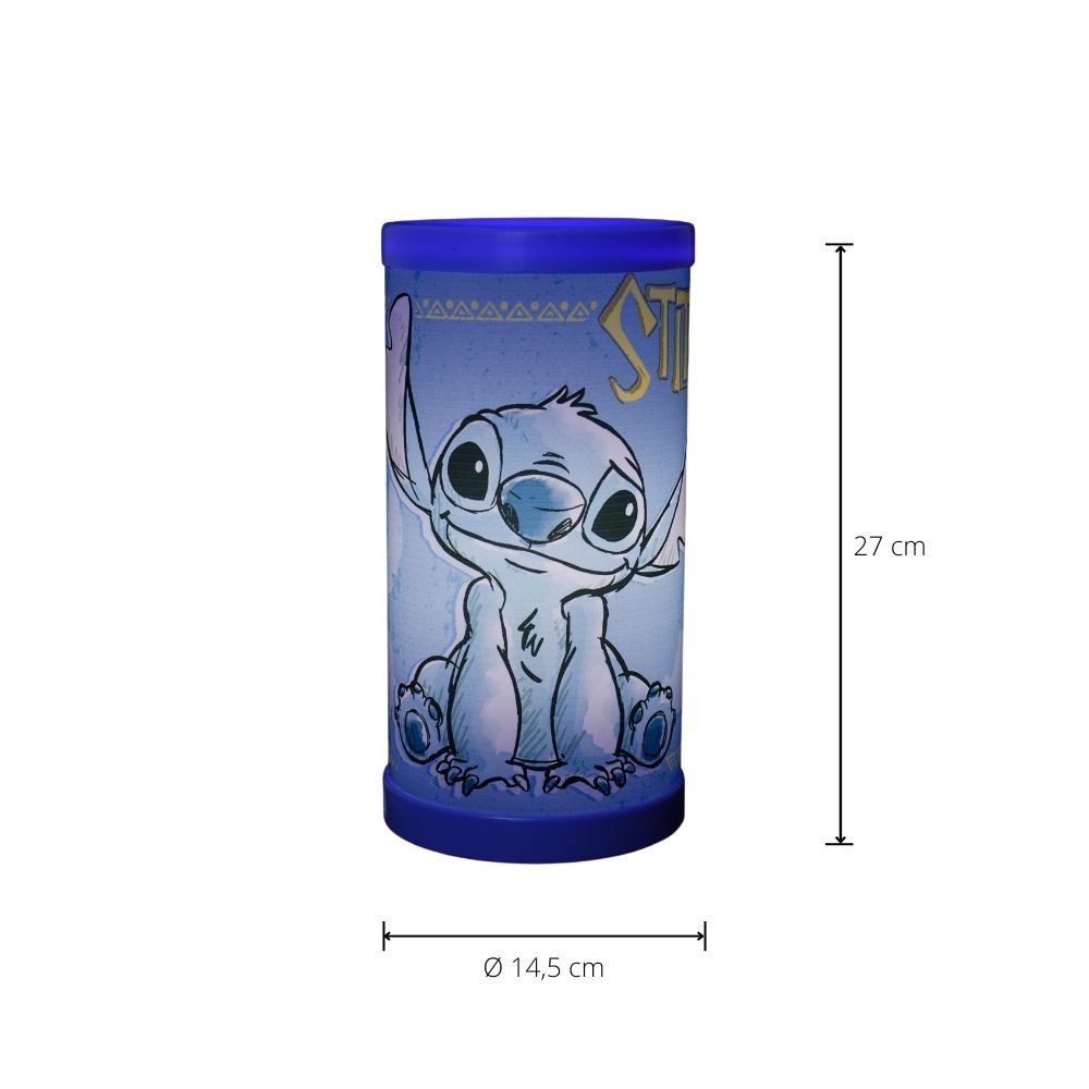 Luminária Abajur de Mesa Infantil Usare Lumi Stitch Disney com Lâmpada LED - 3