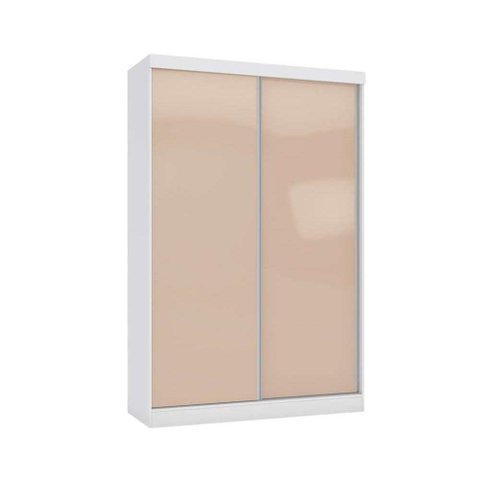 Guarda Roupa 2 Portas de Correr 2 Gavetas 143cm N571 Kappesberg - Branco