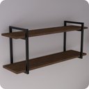 Ver imagem 3 de Prateleira Estilo Industrial P/ Quarto Parede GND PM 120cm