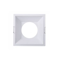 Kit 8 Spot Quadrado Sala de Jantar Embutir Gesso Branco Ace95 - 2 Kit 8 Spot Quadrado Sala de Jantar Embutir Gesso Branco Ace95 - 2