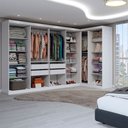 Ver imagem 2 de Guarda-roupa Casal Modulado Odisseia 11 Portas 4 Gavetas Branco - Panorama Móveis