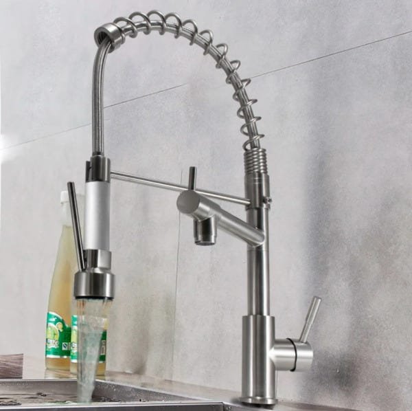 Torneira para cozinha Monocomando Gourmet aço escovado 50cm - 4