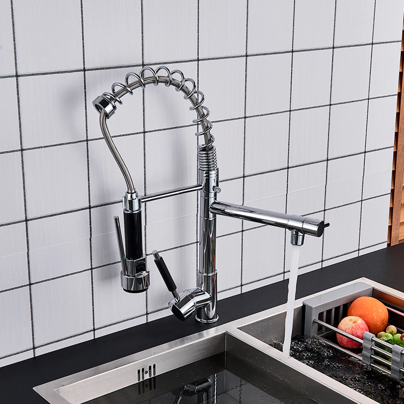 Torneira P/ Cozinha Gourmet Misturador Monocomando 50cm Spray - 7