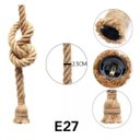 Ver imagem 4 de Luminária Pendente Corda Rústico Retro para Quarto Bancada Gourmet 1,80cm