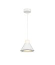 Ver imagem 1 de Luminária Pendente Led Cone Branco Para Balcão Mesa Bancada Área Gourmet