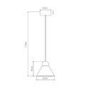 Ver imagem 3 de Luminária Pendente Led Cone Branco Para Balcão Mesa Bancada Área Gourmet