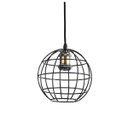 Ver imagem 1 de Pendente Industrial Aramado Globo Para Quarto Sala Balcão Cozinha Área Gourmet Lavabo