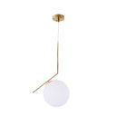 Ver imagem 1 de Pendente Globo Jabuticaba 25cm Bronze Quarto Cabeceira Cama Lavabo Aparador