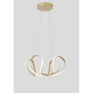 Pendente Led Moderno Dourado Para Balcão Mesa Quarto Living Bancada Área Gourmet